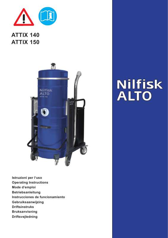 Guide utilisation NILFISK ATTIX 140  de la marque NILFISK