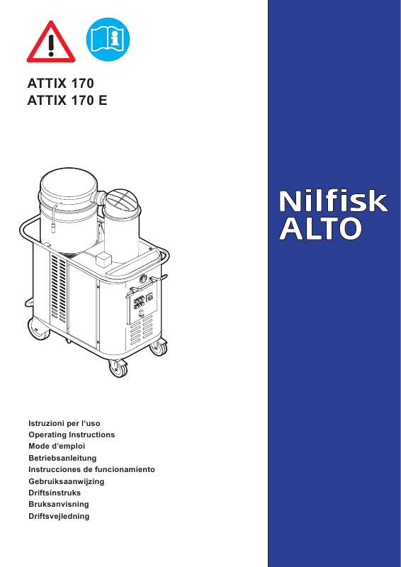 Guide utilisation NILFISK ATTIX 170 TYPE 22  de la marque NILFISK