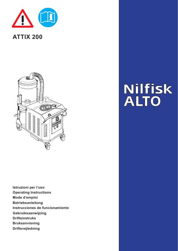 Guide utilisation NILFISK ATTIX 200  de la marque NILFISK