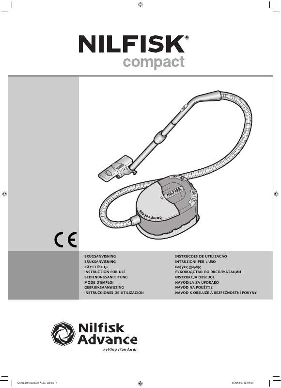 Guide utilisation NILFISK COMPACT  de la marque NILFISK