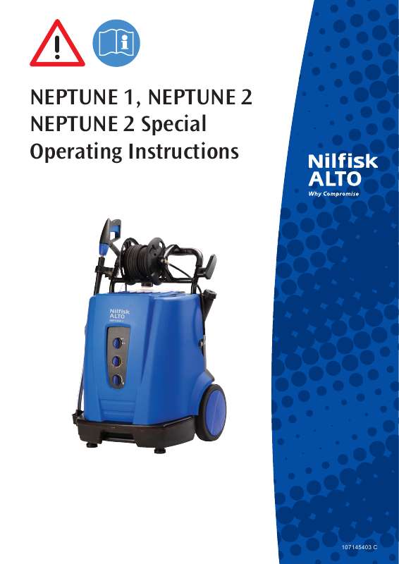 Guide utilisation NILFISK NEPTUNE 2 SPECIAL  de la marque NILFISK