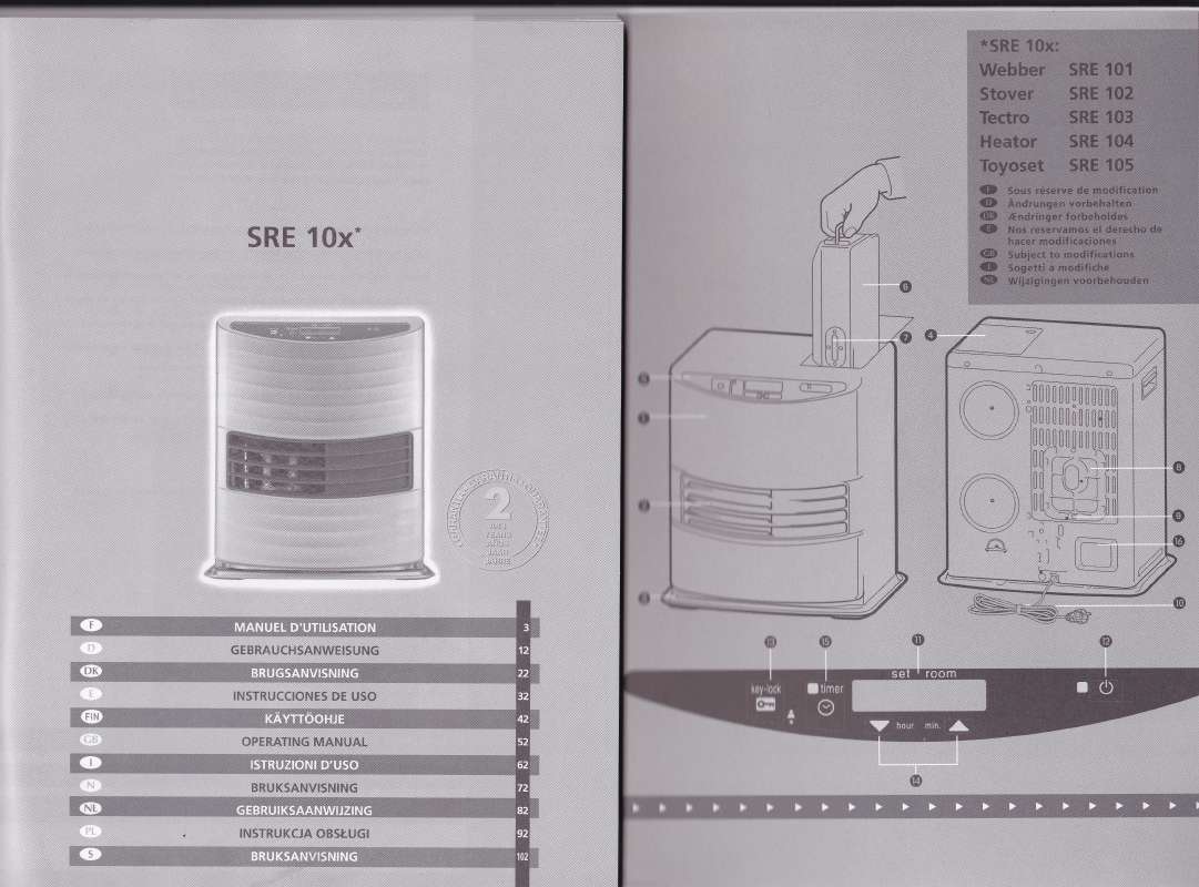 Guide utilisation  PVG SRE 104  de la marque PVG