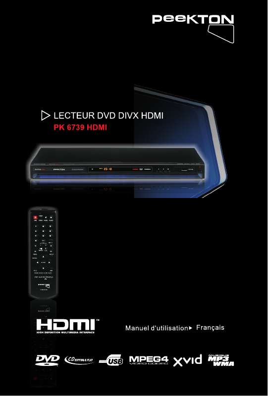Guide utilisation PEEKTON PK 6739 HDMI  de la marque PEEKTON