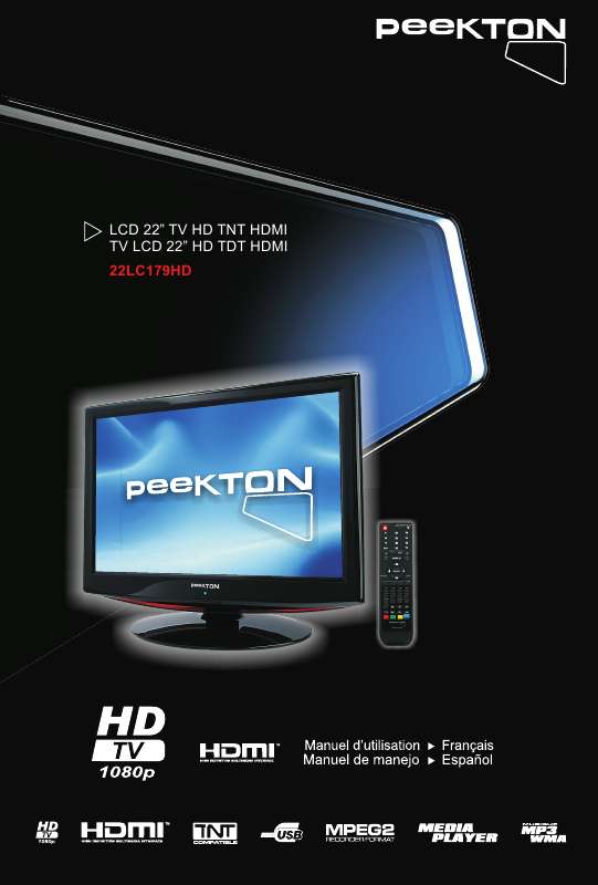 Guide utilisation PEEKTON 22LC179HD  de la marque PEEKTON