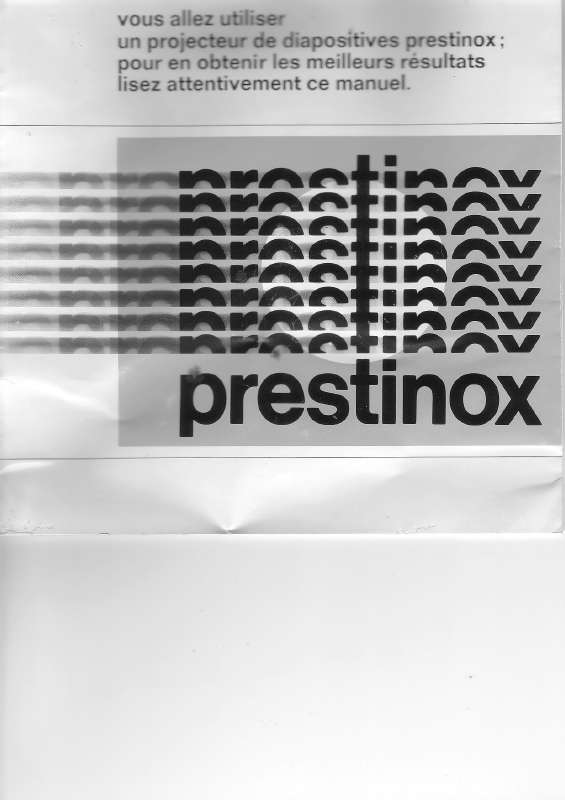 Guide utilisation  PRESTINOX 724 A  de la marque PRESTINOX