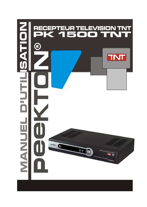 Guide utilisation PEEKTON PK 1500 TNT  de la marque PEEKTON