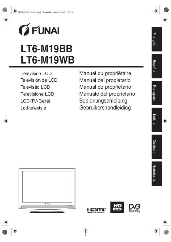 Guide utilisation FUNAI LT6-M19BB  de la marque FUNAI