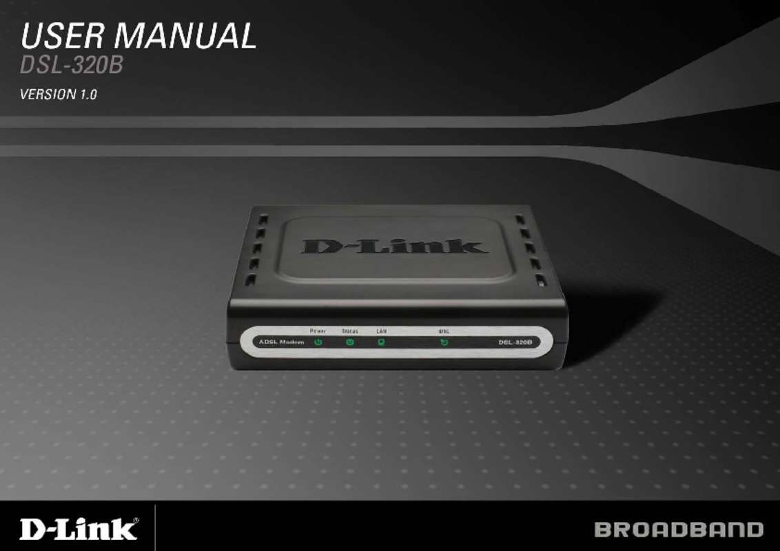 Guide utilisation D-LINK DSL-320B  de la marque D-LINK