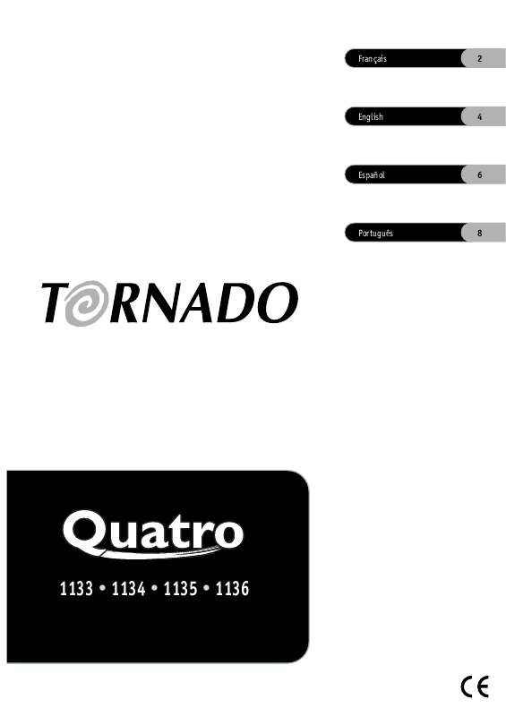 Guide utilisation TORNADO TO1136Q de la marque TORNADO