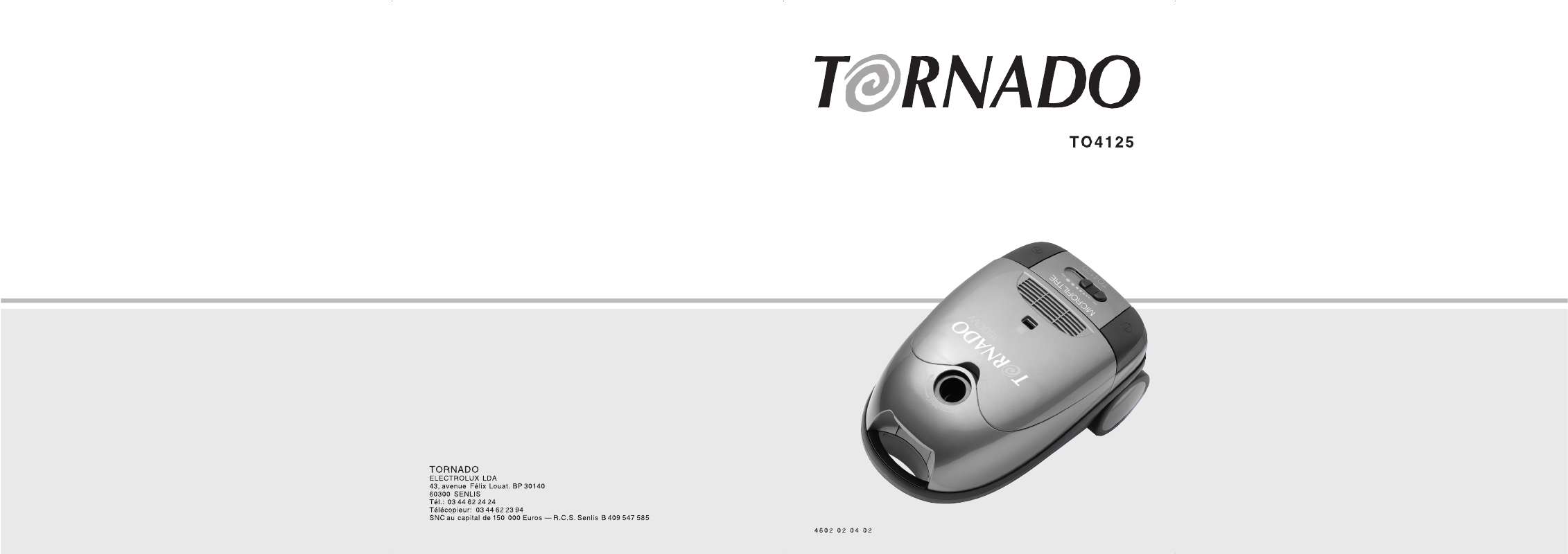 Guide utilisation TORNADO TO4125 de la marque TORNADO