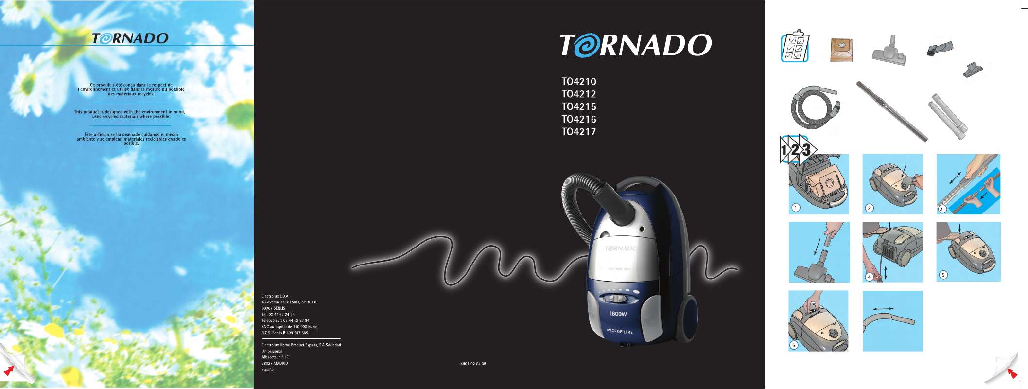 Guide utilisation TORNADO TO4217 de la marque TORNADO