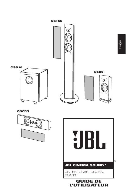 Guide utilisation  JBL CS 1500 (220-240V)  de la marque JBL