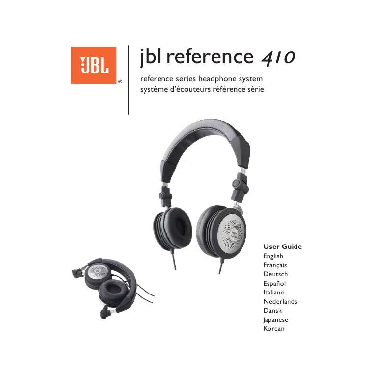 Guide utilisation  JBL REFERENCE 410  de la marque JBL