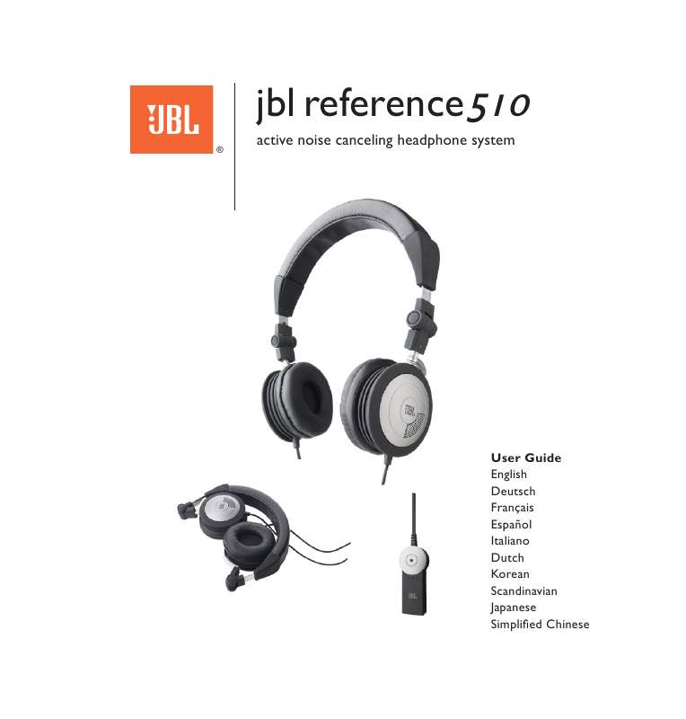 Guide utilisation  JBL REFERENCE 510  de la marque JBL