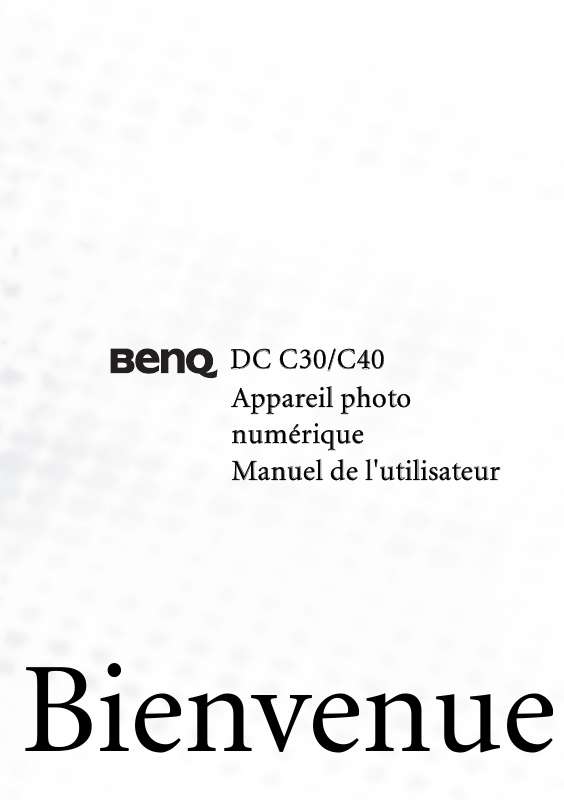 Guide utilisation  BENQ DC C30  de la marque BENQ