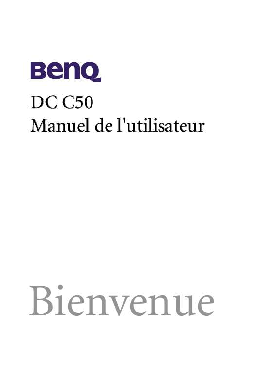 Guide utilisation  BENQ DC C50  de la marque BENQ
