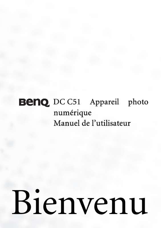 Guide utilisation BENQ C51  de la marque BENQ
