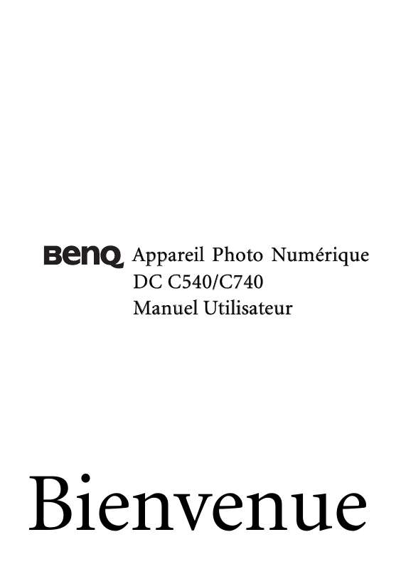 Guide utilisation BENQ C540  de la marque BENQ