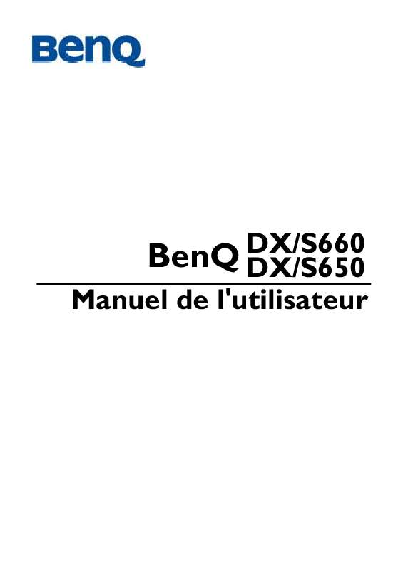 Guide utilisation BENQ DS650  de la marque BENQ