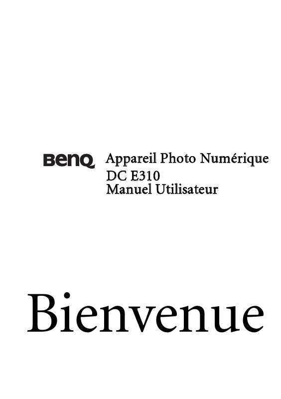 Guide utilisation BENQ E310  de la marque BENQ