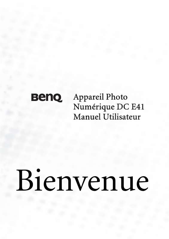 Guide utilisation BENQ E41  de la marque BENQ