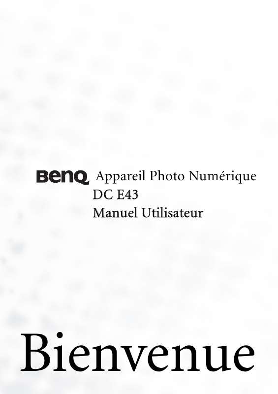 Guide utilisation BENQ E43  de la marque BENQ