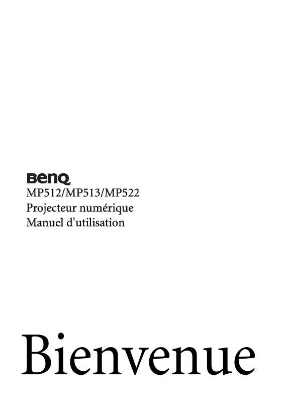 Guide utilisation BENQ MP512  de la marque BENQ