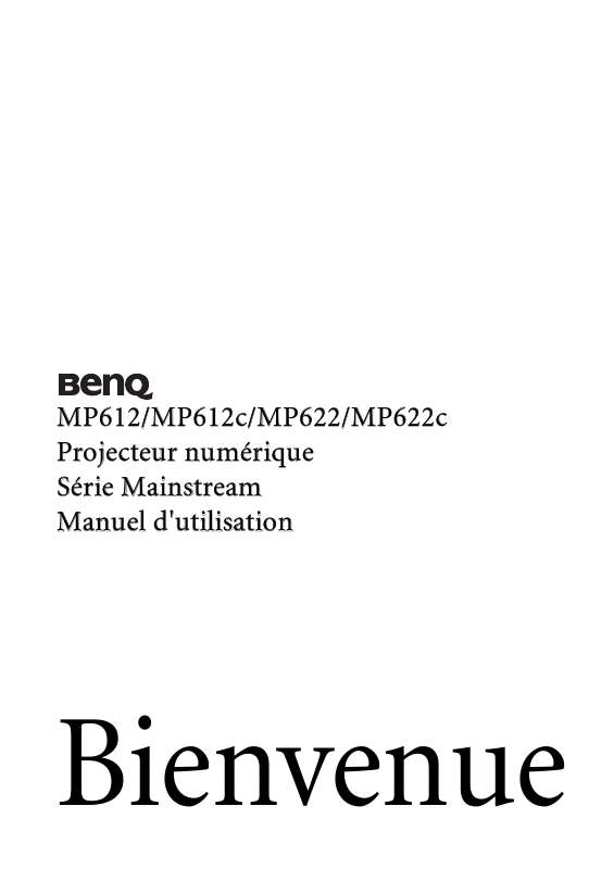 Guide utilisation BENQ MP612  de la marque BENQ
