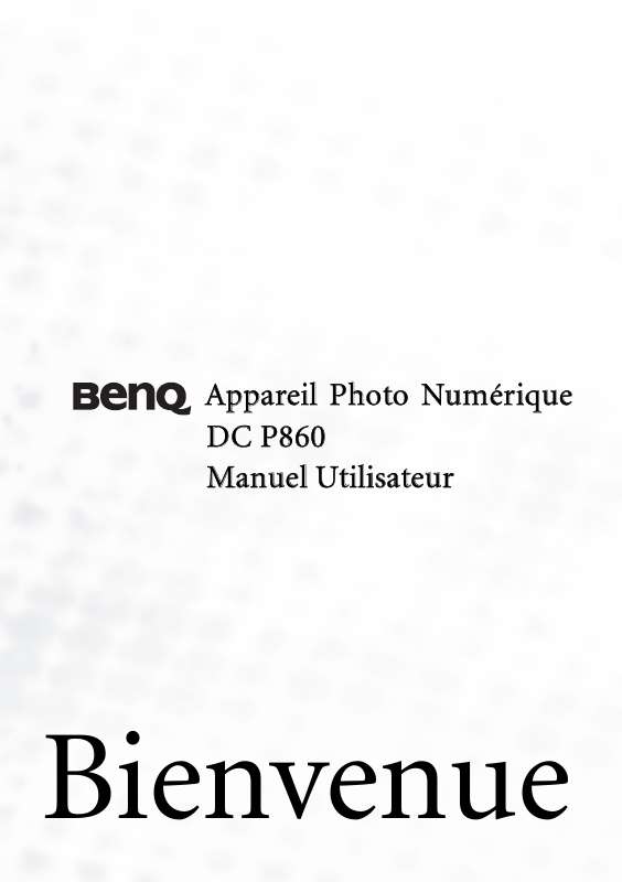 Guide utilisation BENQ P860  de la marque BENQ