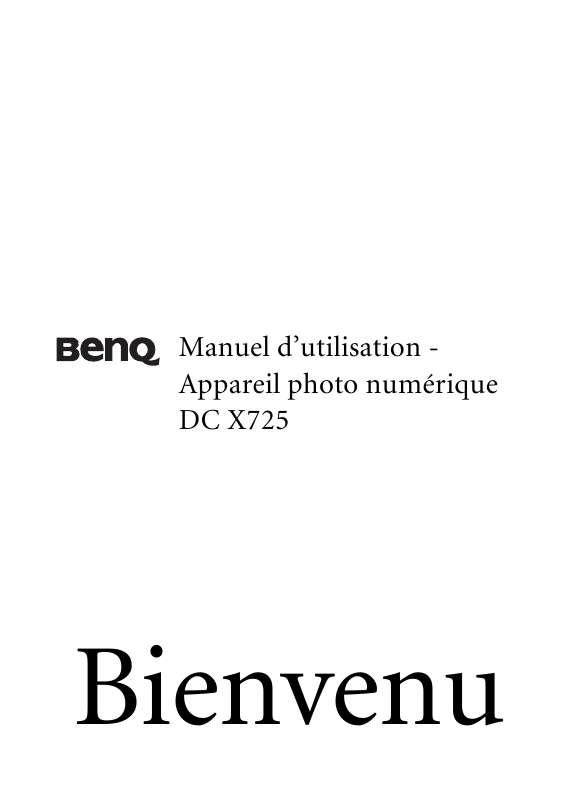 Guide utilisation BENQ X725  de la marque BENQ