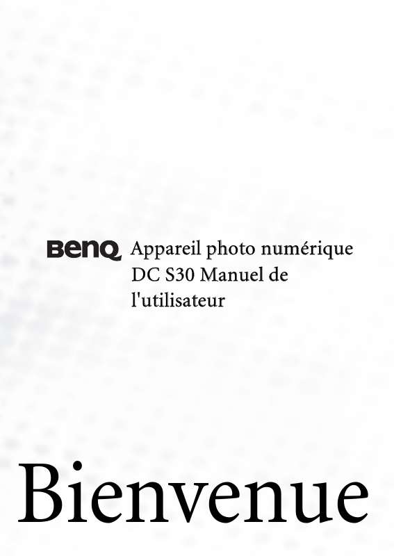 Guide utilisation BENQ DC S30  de la marque BENQ