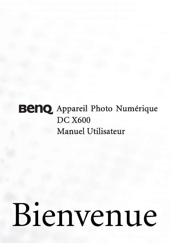 Guide utilisation BENQ X600  de la marque BENQ