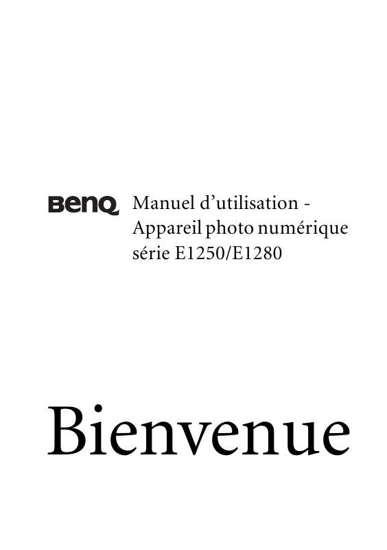 Guide utilisation BENQ E1280  de la marque BENQ