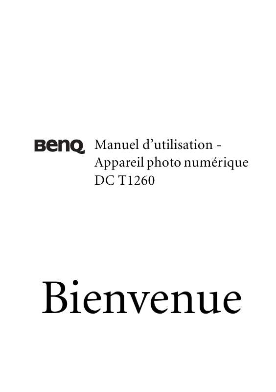 Guide utilisation BENQ T1260  de la marque BENQ