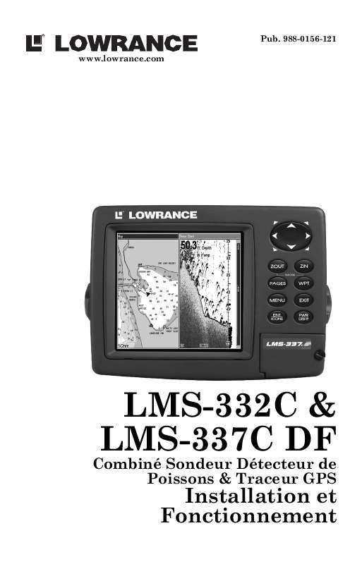 Guide utilisation LOWRANCE LMS-332C  de la marque LOWRANCE