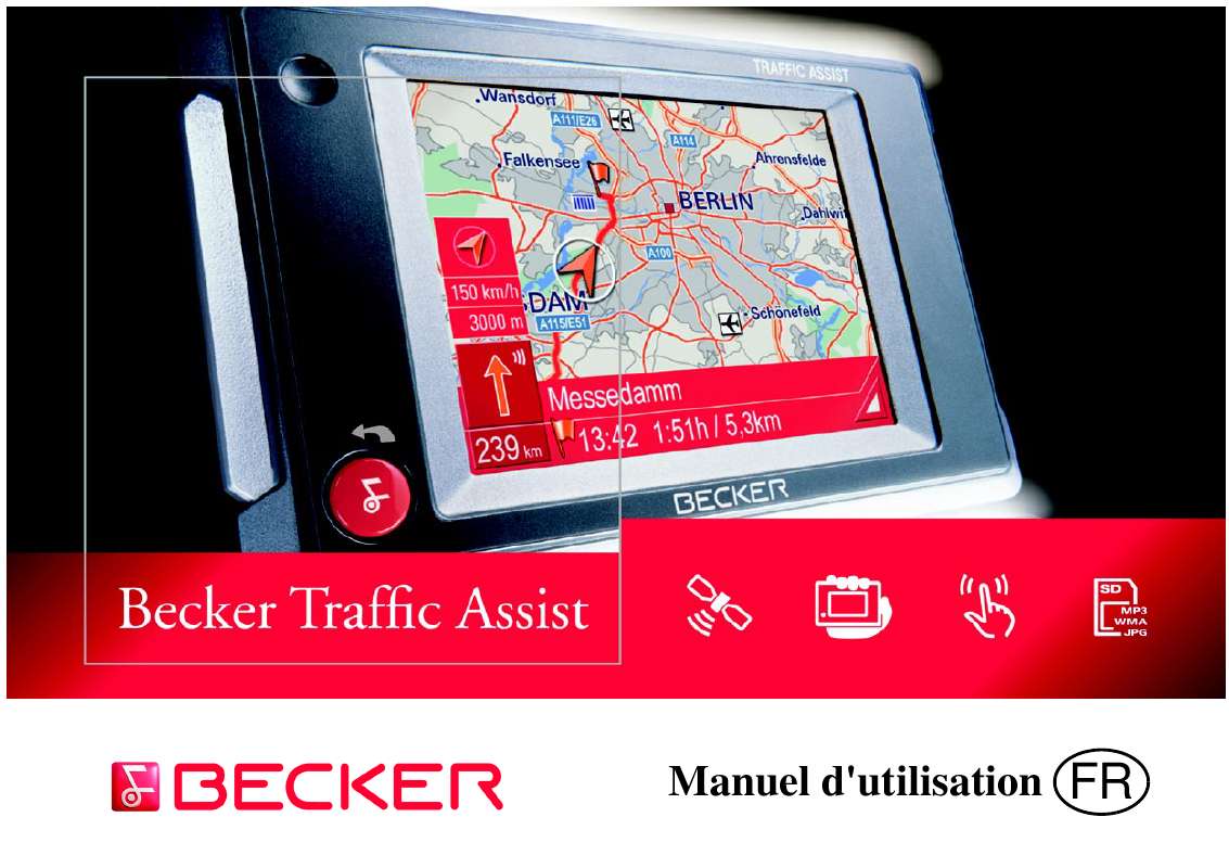 Guide utilisation BECKER TRAFFIC ASSIST  de la marque BECKER
