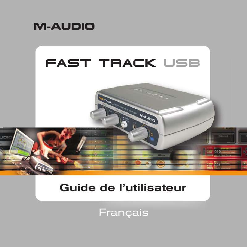 Guide utilisation M-AUDIO FAST TRACK USB  de la marque M-AUDIO