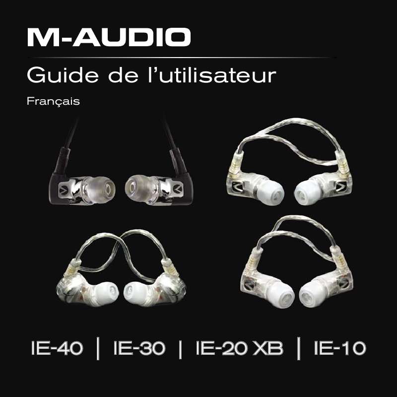 Guide utilisation M-AUDIO IE-10  de la marque M-AUDIO