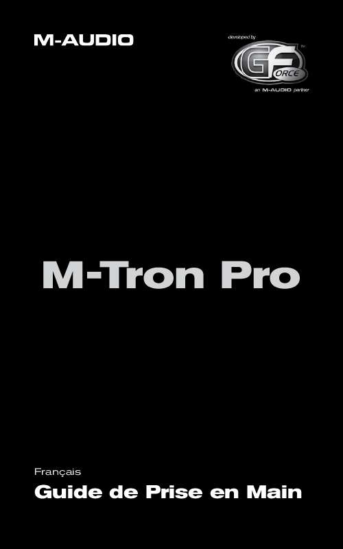 Guide utilisation M-AUDIO M-TRON PRO  de la marque M-AUDIO