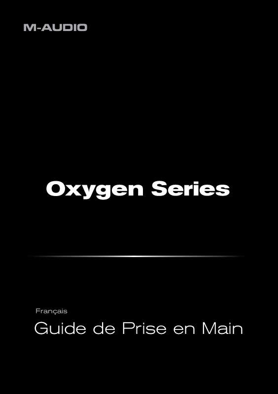 Guide utilisation M-AUDIO OXYGEN 61 (BLUE)  de la marque M-AUDIO