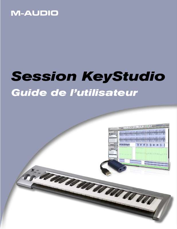 Guide utilisation M-AUDIO SESSION KEYSTUDIO  de la marque M-AUDIO
