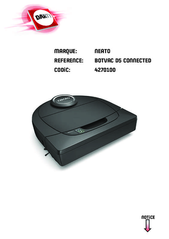 Guide utilisation NEATO D502 BOTVAC D5 CONNECTED  de la marque NEATO