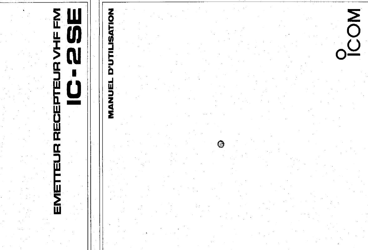 Guide utilisation ICOM IC-2SE  de la marque ICOM