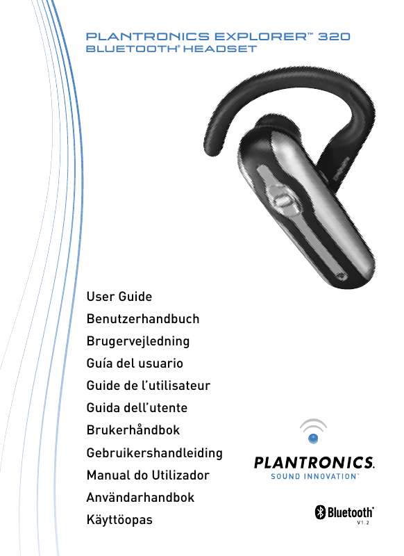 Guide utilisation PLANTRONICS EXPLORER 320  de la marque PLANTRONICS