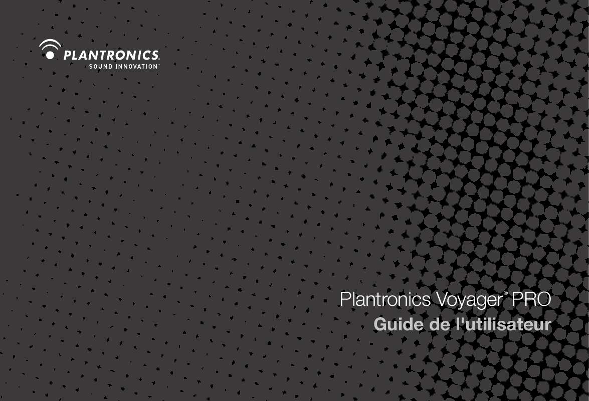 Guide utilisation PLANTRONICS VOYAGER PRO  de la marque PLANTRONICS