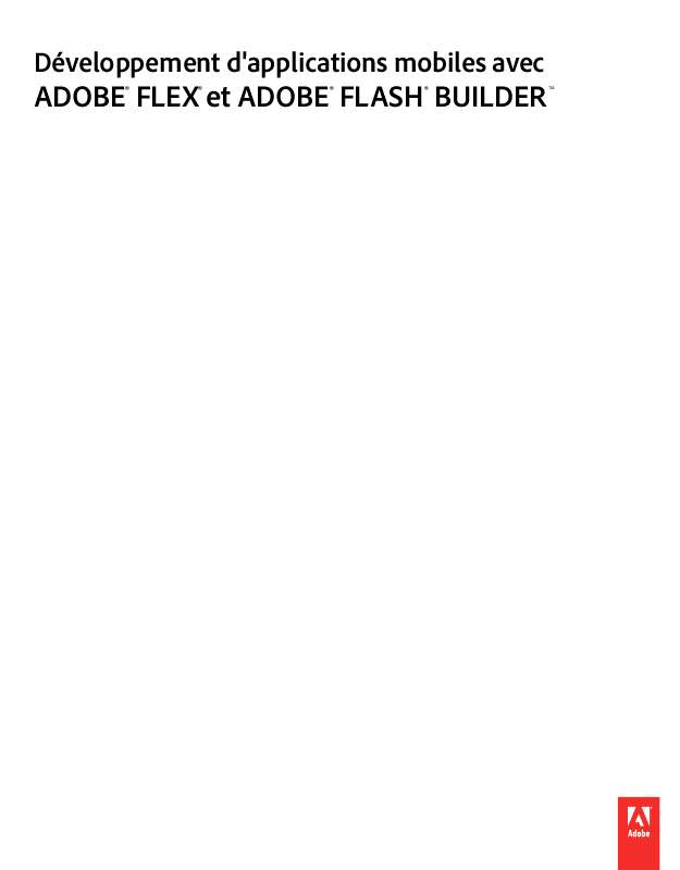 Guide utilisation ADOBE FLEX  de la marque ADOBE