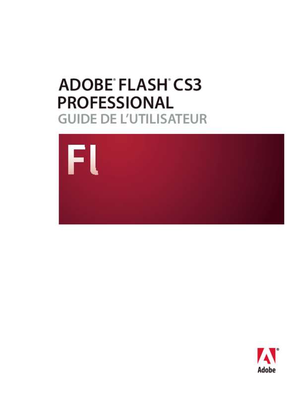 Guide utilisation ADOBE FLASH CS3  de la marque ADOBE