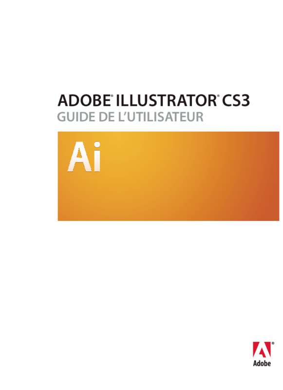 Guide utilisation ADOBE ILLUSTRATOR CS3  de la marque ADOBE