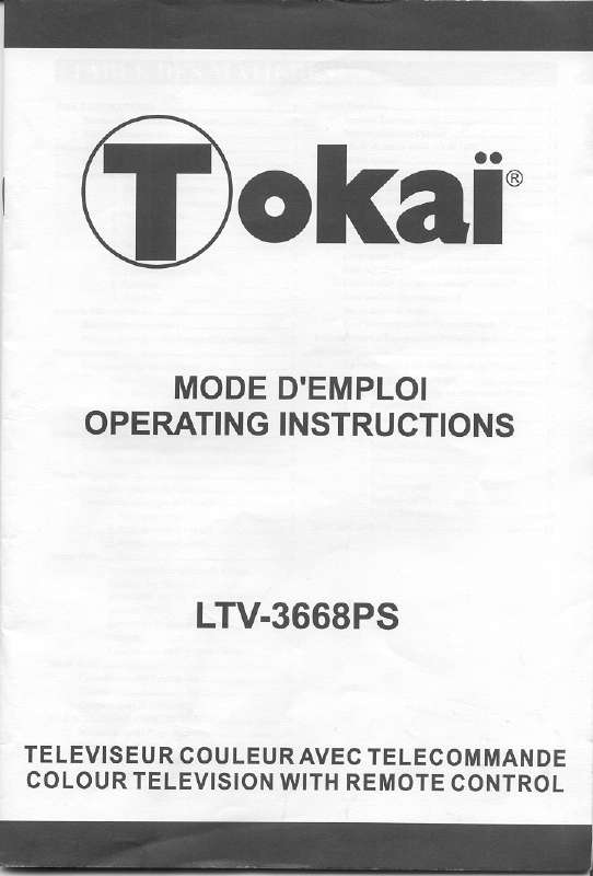 Guide utilisation  TOKAI LVT-3668PS  de la marque TOKAI