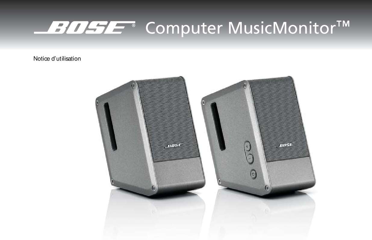 Guide utilisation  BOSE COMPUTER MUSICMONITORTRADE  de la marque BOSE